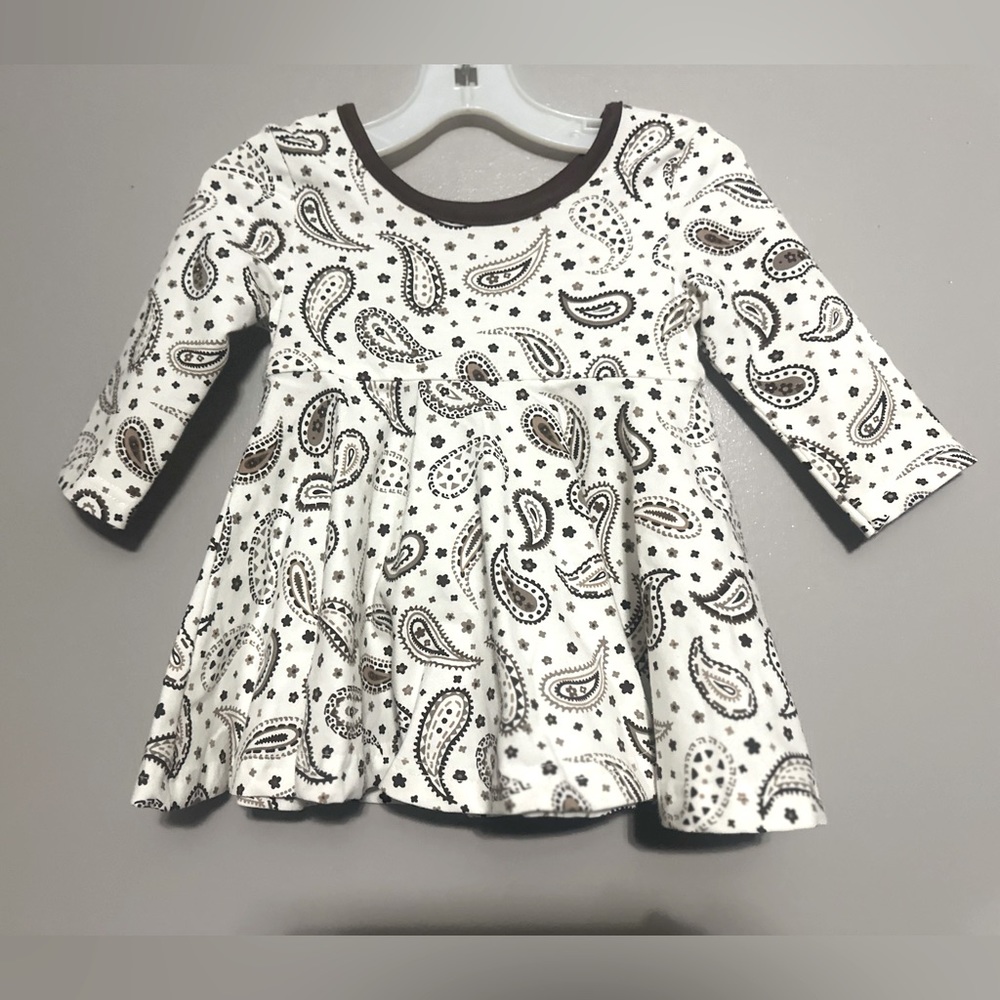Eleanor Rose Paisley Dress Size 12 Months •Sample• nwot
